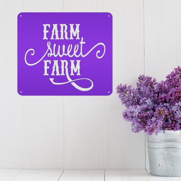 Farm Sweet Farm Wall Decor, Farmhouse Wall Art , Farm Home Decor, Rustic Farmhouse Wall Decor, Farm Wall Hanging Signs