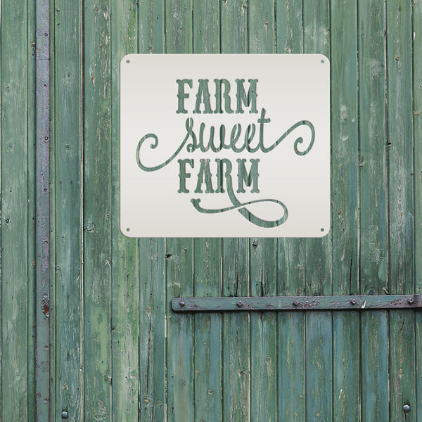 Farm Sweet Farm Wall Decor, Farmhouse Wall Art , Farm Home Decor, Rustic Farmhouse Wall Decor, Farm Wall Hanging Signs