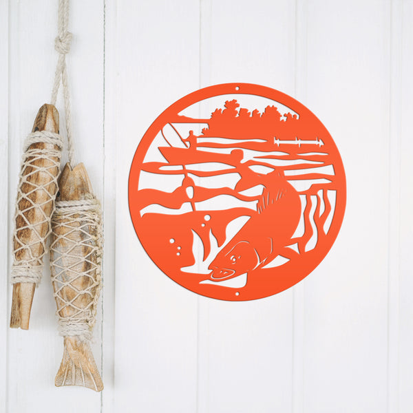 Fishing Wall Art-Fishing Gift -Fishing Sign & Decor-Fathers Day Gift
