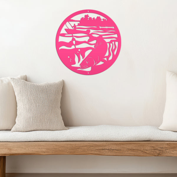 Fishing Wall Art-Fishing Gift -Fishing Sign & Decor-Fathers Day Gift