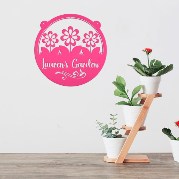 Custom Outside Flower Sign, Personalized Hanging Garden Sign, Mother's Day Gift, Flower Shop Sign, Greenhouse Decor, Florist Business Sign