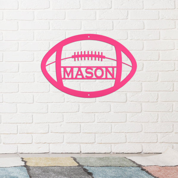 Personalized Football Metal Sign-Senior Gift -Senior Night-Memorable Gift