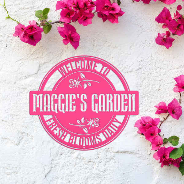 Custom Garden Sign-Gift for Grandma- Yard Sign for the Garden-Gift for Mother's Day