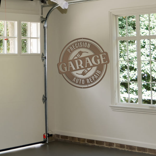 Personalized Garage Metal Sign, Garage Wall Art, Shop Signs & Decor, Gift Ideas for Father's Day, Dad's Mancave Wall Art, Business Sign, Automotive Repair Business Metal Sign