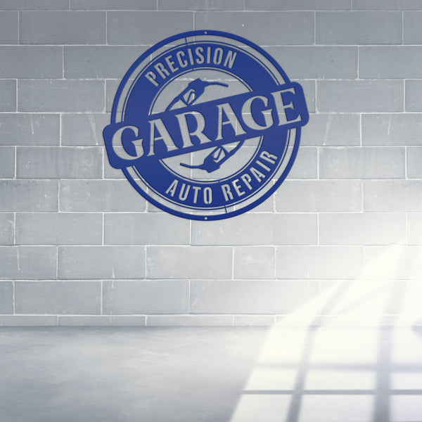 Personalized Garage Metal Sign, Garage Wall Art, Shop Signs & Decor, Gift Ideas for Father's Day, Dad's Mancave Wall Art, Business Sign, Automotive Repair Business Metal Sign