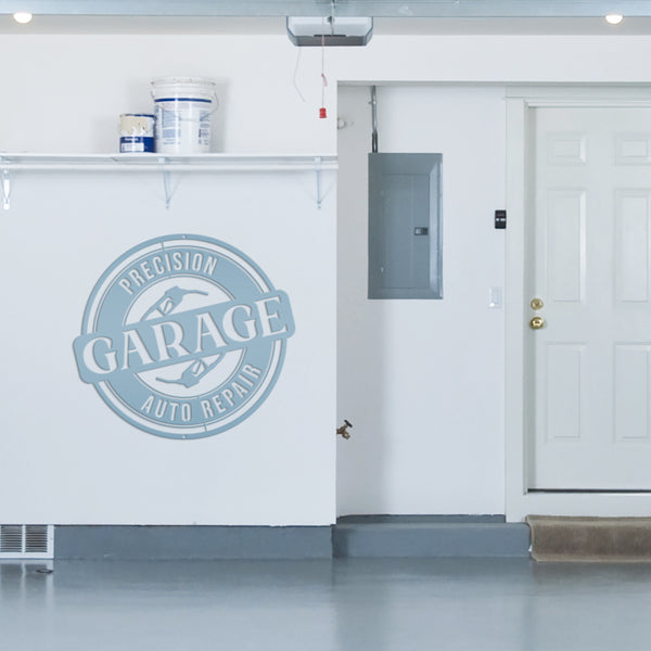 Personalized Garage Metal Sign, Garage Wall Art, Shop Signs & Decor, Gift Ideas for Father's Day, Dad's Mancave Wall Art, Business Sign, Automotive Repair Business Metal Sign