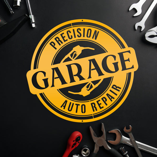 Personalized Garage Metal Sign-Muscle Car Sign-Garage Sign