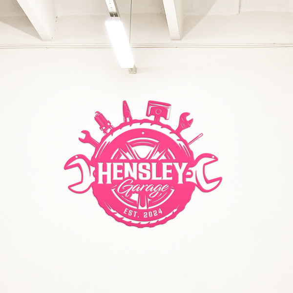 Personalized Garage Metal Sign, Mechanic Shop Metal Sign, Mechanic Wall Art, Garage Wall Art Decor, Dad's Workshop Sign, Workshop Metal Sign, Mancave Wall Art, Dad's Mancave, Gift for Father's Day