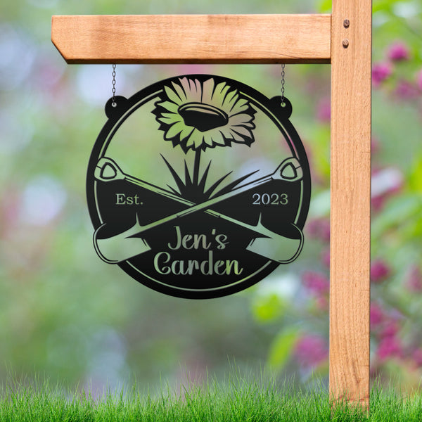 Custom Garden Sign, Veggie Garden Decor, Mother's Day Gift Idea, Garden Club Sign