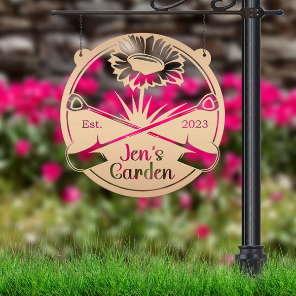 Custom Garden Sign, Veggie Garden Decor, Mother's Day Gift Idea, Garden Club Sign
