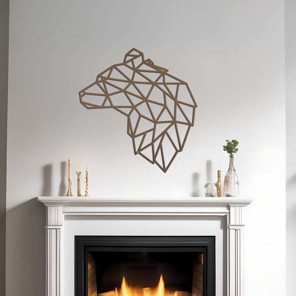 Geometric Art Bear Minimalist Wall Decor, Bear Wall Art, Geometric Art, Bear Wall Decor, Black Bear Decor, Bear Themed Signs , Bear Shaped Wall Decor, Bear Gifts