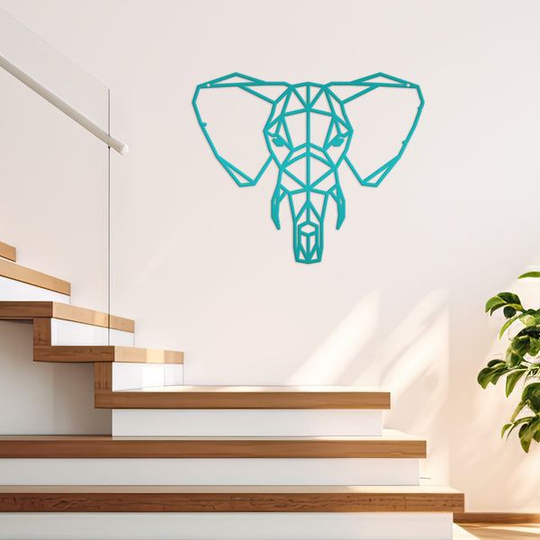 Geometric Art Elephant Minimalist Wall Decor-Elephant Wall Decor-Wall Art-Elephant Art-Elephant Decor-Elephant Frame-Elephant Theme