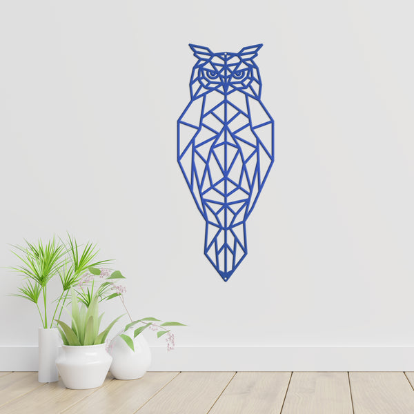 Geometric Art Owl Minimalist Wall Decor-Owl Wall Decor-Wall Art-Owl Theme-Owl Decor