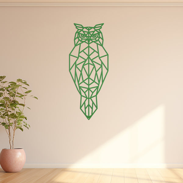 Geometric Art Owl Minimalist Wall Decor-Owl Wall Decor-Wall Art-Owl Theme-Owl Decor