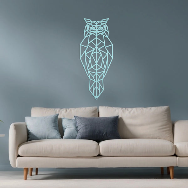 Geometric Art Owl Minimalist Wall Decor-Owl Wall Decor-Wall Art-Owl Theme-Owl Decor