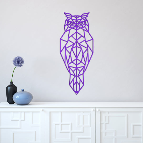 Geometric Art Owl Minimalist Wall Decor-Owl Wall Decor-Wall Art-Owl Theme-Owl Decor