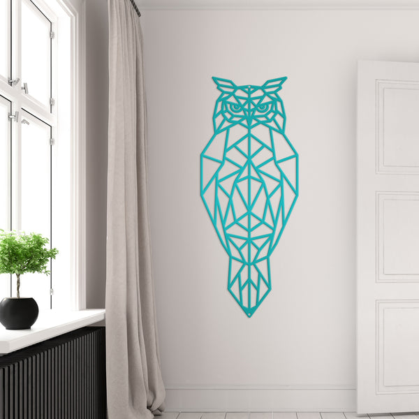 Geometric Art Owl Minimalist Wall Decor-Owl Wall Decor-Wall Art-Owl Theme-Owl Decor