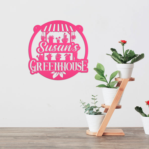 Custom Outdoor Metal Sign, Garden Decor, Mother's Day Gift, Greenhouse Decor, Grandparent's Gift, Gardener Gift