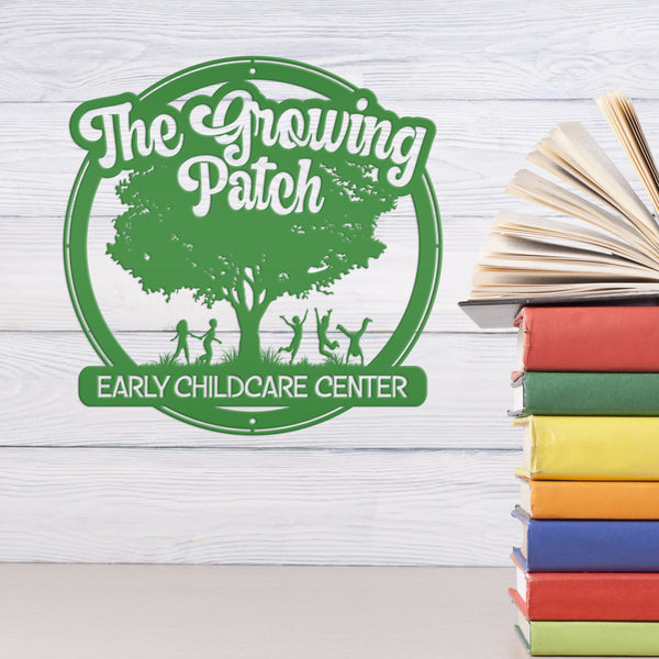 Daycare-Preschool Custom Metal Sign - Personalized Child Daycare Business-Daycare Metal Sign