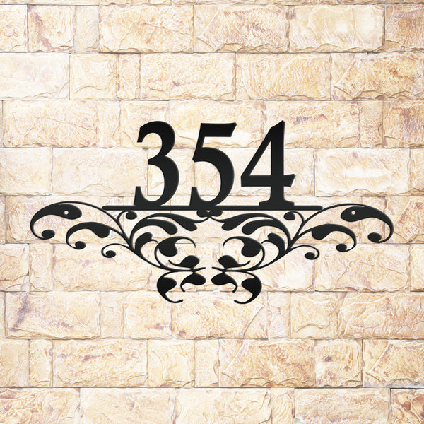 Personalized Decorative House Number Metal Sign-Housewarming Gift-Wedding Gift