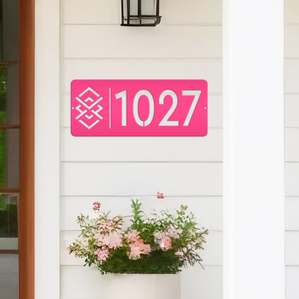 Custom House Numbers - Address House Number Metal Sign -Business Address Sign