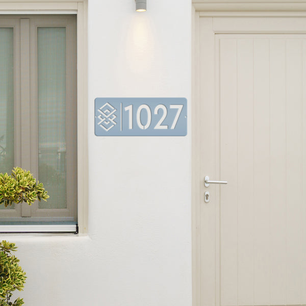 Custom House Numbers - Address House Number Metal Sign -Business Address Sign