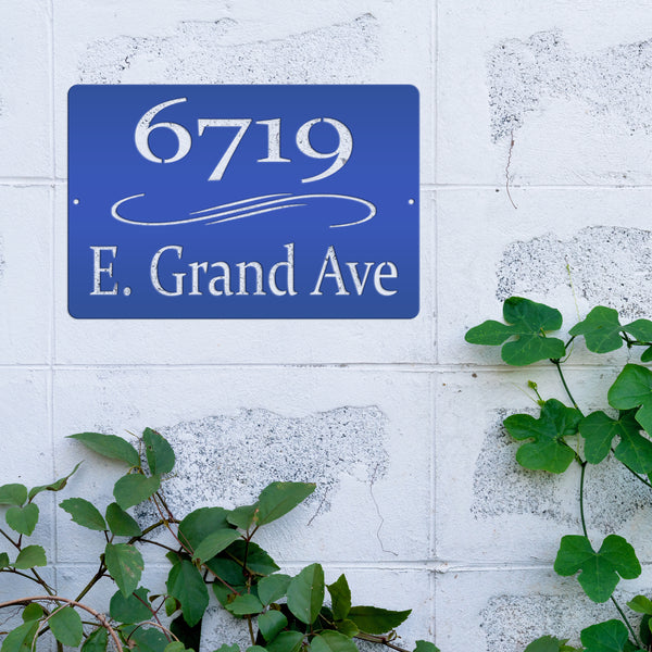 Personalized Home Address Metal Sign-Address Number Sign -Plaque- Wedding Gift-Housewarming Gift