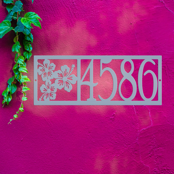 Tropical Address Sign-Beach House Address Sign -Beach Condo-Rental Address Sign -Costal Decor