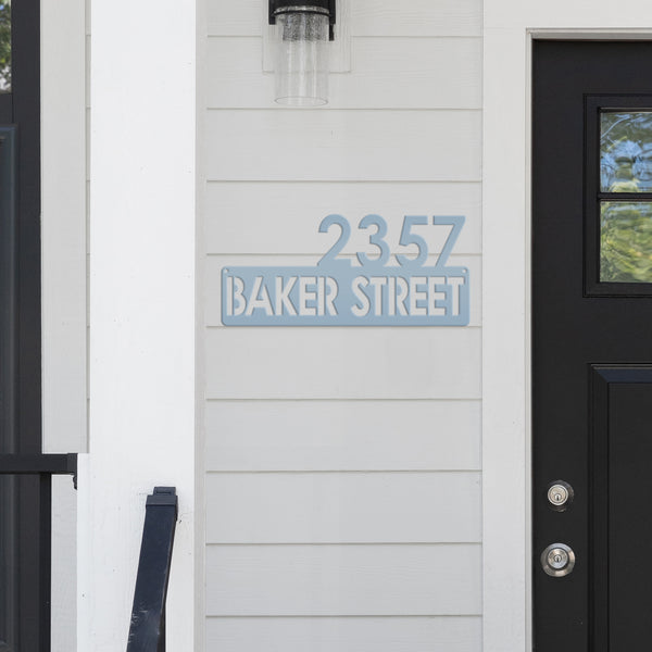 Personalized House Number Sign, Modern House Number Address Sign, Housewarming gift, Wedding gift, New Homeowner Decor