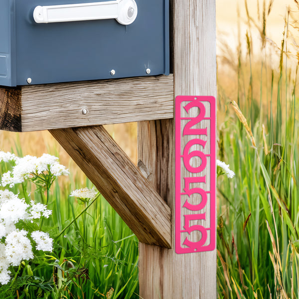 Mailbox Post Address Number Plaque-Wedding - Housewarming Gift