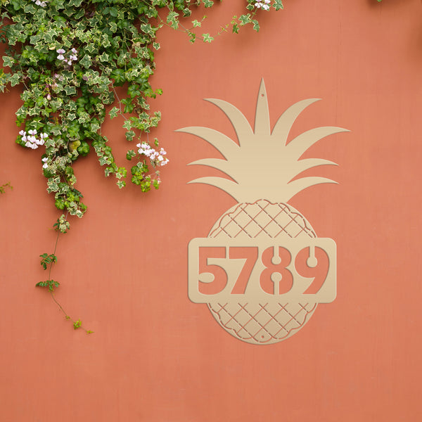 Custom Metal House Number - Heavy Duty - Beach House Address Numbers-Beach Address Sign-Beach Sign for Rental