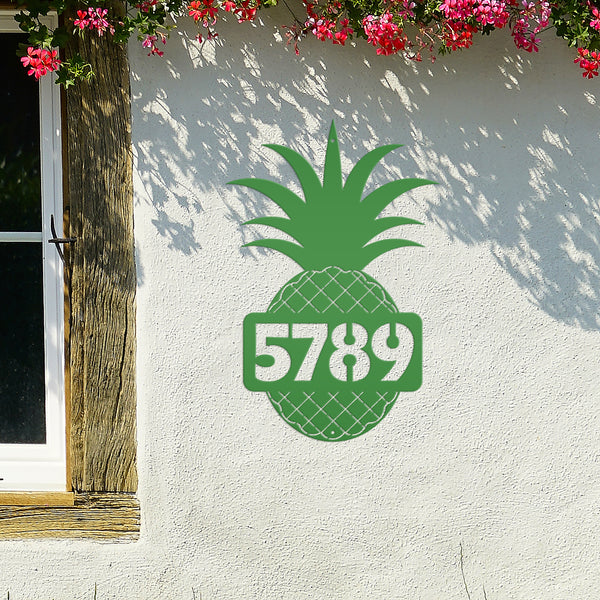 Custom Metal House Number - Heavy Duty - Beach House Address Numbers-Beach Address Sign-Beach Sign for Rental