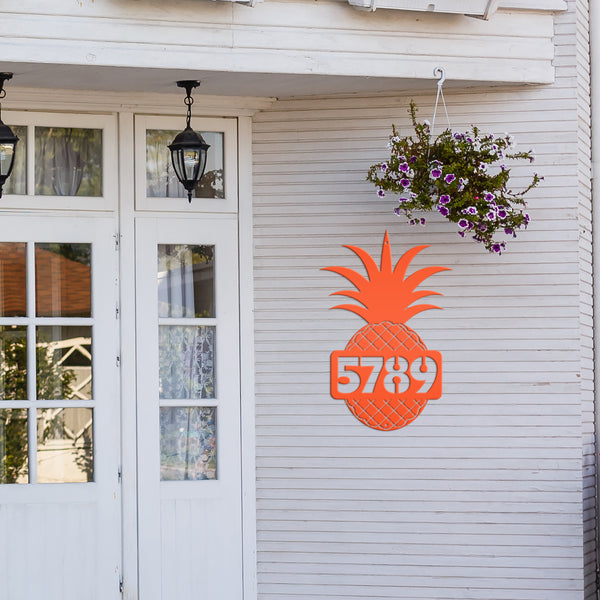 Custom Metal House Number - Heavy Duty - Beach House Address Numbers-Beach Address Sign-Beach Sign for Rental