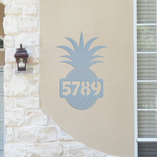 Custom Metal House Number - Heavy Duty - Beach House Address Numbers-Beach Address Sign-Beach Sign for Rental