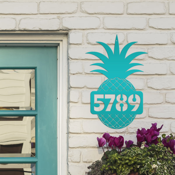 Custom Metal House Number - Heavy Duty - Beach House Address Numbers-Beach Address Sign-Beach Sign for Rental