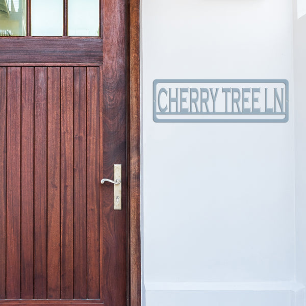 Simple Metal Address Sign-Housewarming Gift-Wedding Gift-Anniversary Gift