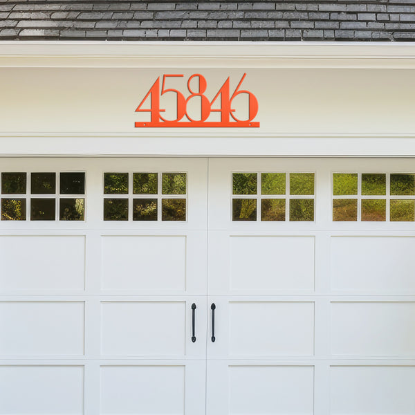 Personalized House Numbers Metal Sign - Address Metal Sign- Housewarming Gift-Wedding Gift