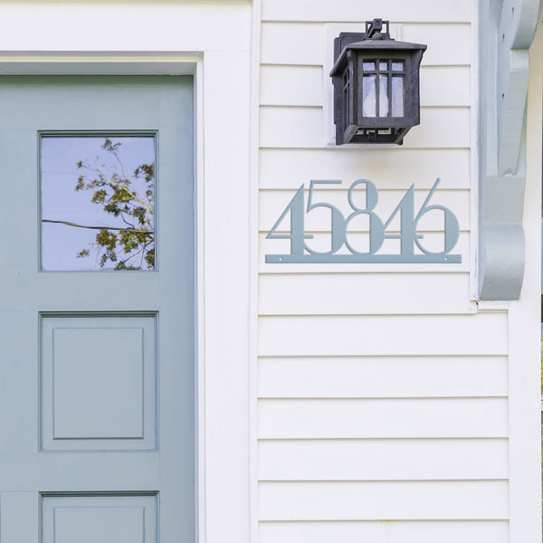 Personalized House Numbers Metal Sign - Address Metal Sign- Housewarming Gift-Wedding Gift
