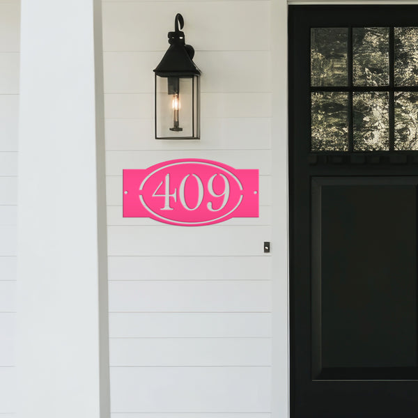 Personalized House Number Metal Sign-Metal Address Sign-Wedding Gift-Housewarming Gift