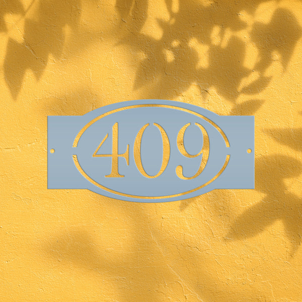 Personalized House Number Metal Sign-Metal Address Sign-Wedding Gift-Housewarming Gift