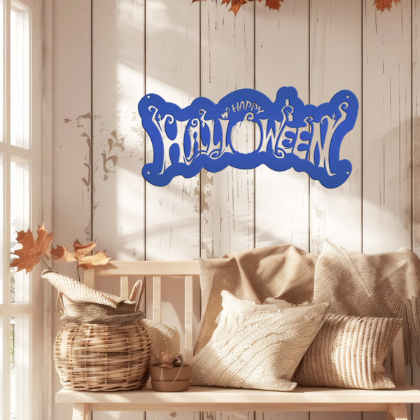 Happy Halloween Metal Sign