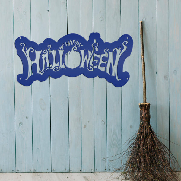 Happy Halloween Metal Sign
