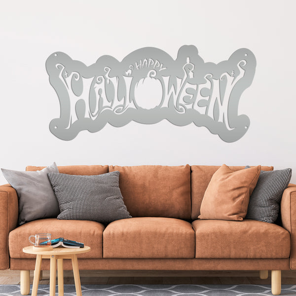 Happy Halloween Metal Sign