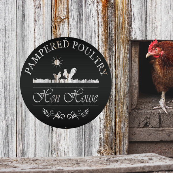 hen house, chicken coop sign 