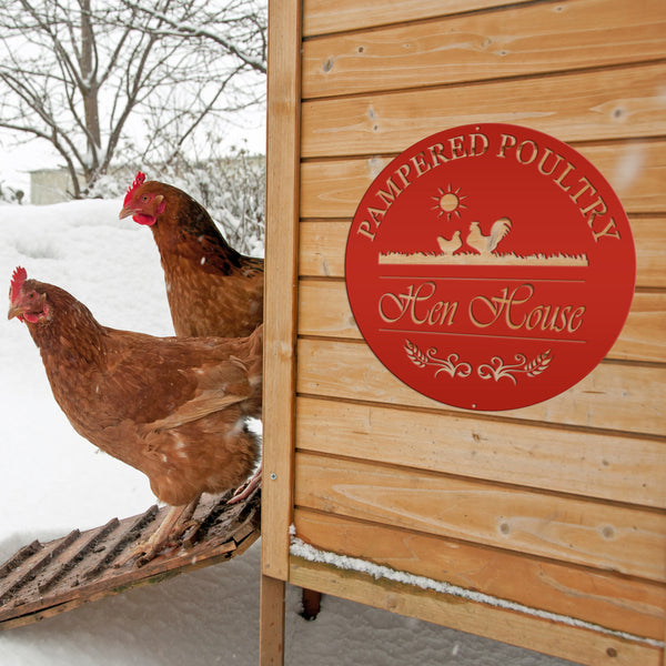 hen house, chicken coop sign 