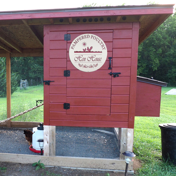 hen house, chicken coop sign 