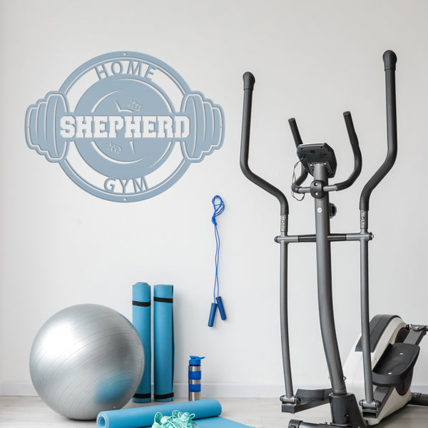 Custom Barbell Home Gym Sign-Gym Signs-Custom Gym-Fitness Room Sign-Personalized Gym Decor0-Gym Sign for Home