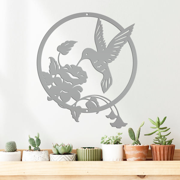 Metal Hummingbird Metal Sign-Mothers Day Gift-Metal Sign for Garden-Rearview Mirror Decor