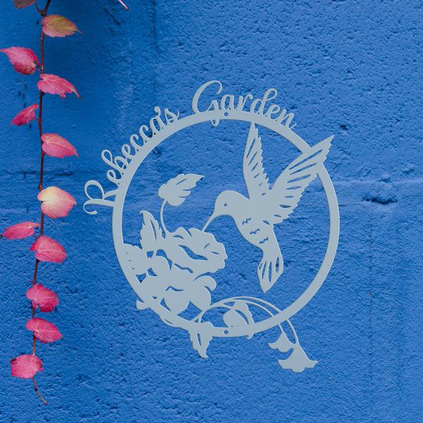Hummingbird Flower Wall Art -Wall Decor, Mother's Day Gift-Hummingbird Gift