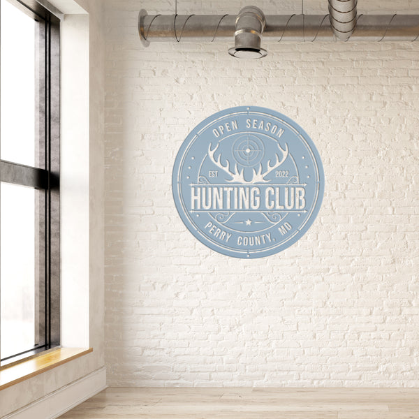 Custom Hunting Metal Sign - Your Own Wording-Fathers Day-Gift for Dad-Grandpa-Son-Custom Hunting Cabin Sign